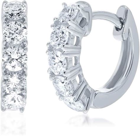 diamond hoop earrings amazon|diamond hoop earrings on sale.